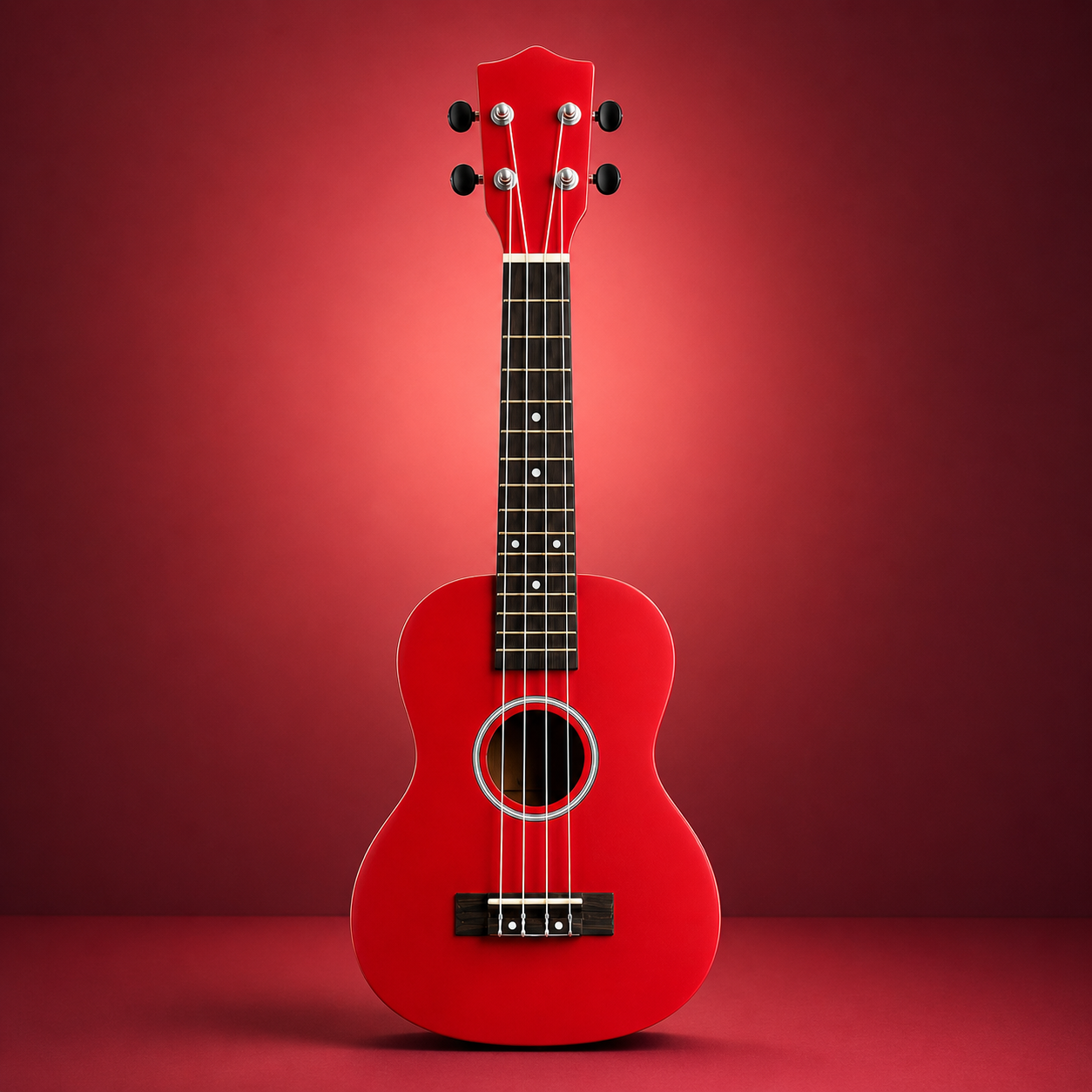 Premium Red Ukulele Guitar – Lightweight 21” Acoustic Instrument for Beginners & Kids